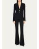 L'AGENCE Conan Rib-Knit Flare Pants - 2