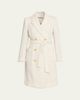 L'Agence Cooper Tweed Trench Coat - 1