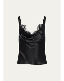 L'AGENCE Evadne Silk Lace Camisole