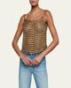 L'Agence Joanette Ribbon-Woven Tank - 4