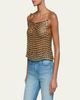 L'Agence Joanette Ribbon-Woven Tank - 5