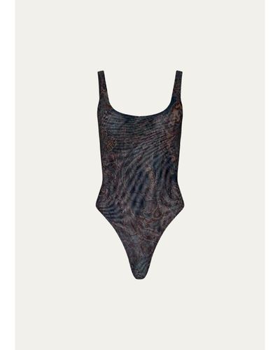 L'AGENCE Kalea Scoop-Neck Bodysuit