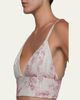 L'Agence Kaori Etoile-Print Linen Bralette Top - 5