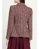 L'AGENCE Karima Herringbone Cinched Blazer - 3
