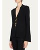 L'AGENCE Kaye Rib-Knit Cardigan Top - 4