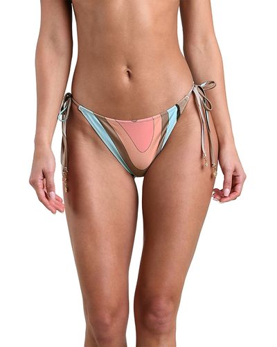 L'agence L'Agence Abstract Swirl Britt Bikini Bottom