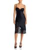 L'agence L'Agence Adrienne Silk Lace Trim Slip Dress - 1