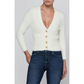 L'AGENCE L'AGENCE Agathe Fuzzy Cardigan