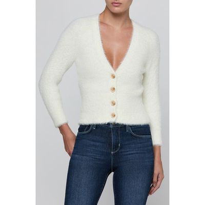 L'AGENCE L'AGENCE Agathe Fuzzy Cardigan
