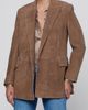 L'AGENCE L'AGENCE Aimee Relaxed Fit Double Breasted Suede Blazer - 1