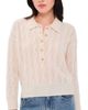 L'AGENCE L'AGENCE Airy Cabled Knit Sweater Ivory - 1