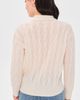 L'AGENCE L'AGENCE Airy Cabled Knit Sweater Ivory - 3