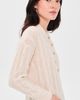 L'AGENCE L'AGENCE Airy Cabled Knit Sweater Ivory - 4
