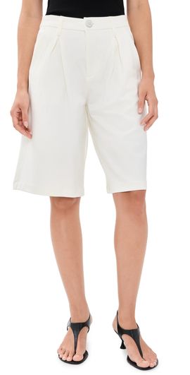 L'AGENCE L'AGENCE Akasha Bermuda Shorts Ivory
