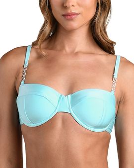 L'agence L'Agence Alexandria Ring Solid Bikini Top