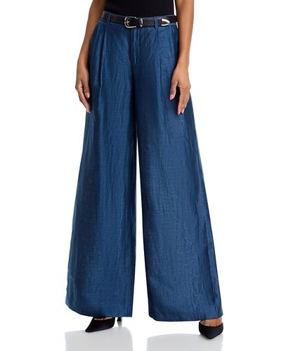 L'agence L'Agence Allanah Mid Rise Wide Leg Pants