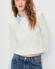 L'AGENCE L'AGENCE April Poplin Collar Pullover White/Blue Stripe - 2