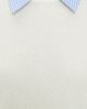L'AGENCE L'AGENCE April Poplin Collar Pullover White/Blue Stripe - 6