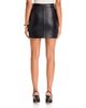 L'agence L'Agence Arlena Whipstitch Faux Leather Mini Skirt - 3