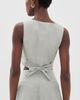 L'AGENCE L'AGENCE Arwen Cropped Vest Ivory/Tan/Blue Plaid - 3