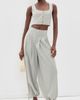 L'AGENCE L'AGENCE Arwen Cropped Vest Ivory/Tan/Blue Plaid - 5