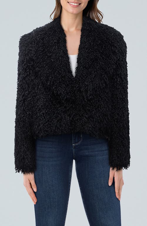L'AGENCE L'AGENCE Aura Cropped Faux Fur Coat