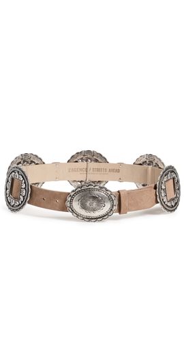 L'AGENCE L'AGENCE Austin Medlin Belt Cappuccino Suede