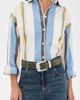 L'AGENCE L'AGENCE Aya Western Engraved Belt Olive Suede - 3
