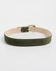 L'AGENCE L'AGENCE Aya Western Engraved Belt Olive Suede - 4