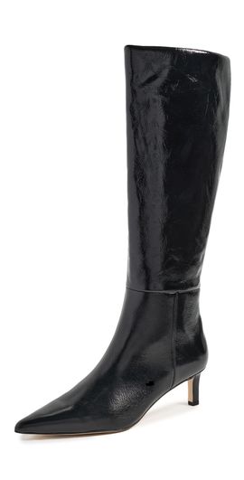 L'AGENCE L'AGENCE Baxter II Boots Black Wrinkle Patent