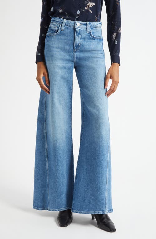 L'AGENCE L'AGENCE Beau Seamed High Waist Wide Leg Jeans