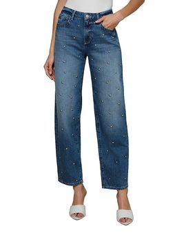 L'agence L'Agence Bex High Rise Rodeo Studded Jeans in Solvang
