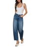 L'agence L'Agence Bex High Rise Rodeo Studded Jeans in Solvang - 2