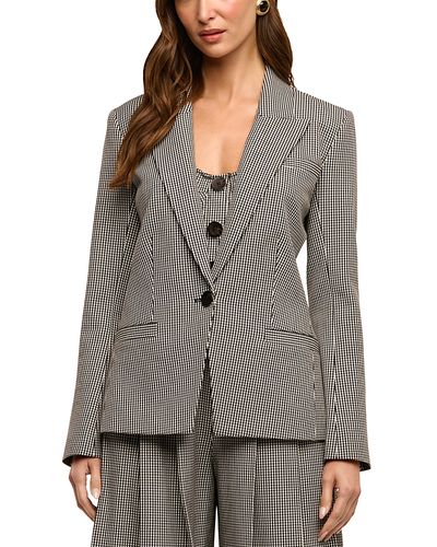 L'agence L'Agence Blanche Houndstooth Blazer
