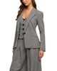 L'agence L'Agence Blanche Houndstooth Blazer - 3