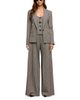 L'agence L'Agence Blanche Houndstooth Blazer - 5