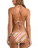 L'agence L'Agence Britt Watercolor Stripe Side Tie Bikini Bottom - 5