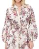 L'AGENCE L'AGENCE Butterfly Jungle Shirt Dress White Multi Butterfly - 1