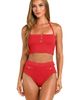 L'AGENCE L'AGENCE Cable Knit Midkini Bikini Top - 5