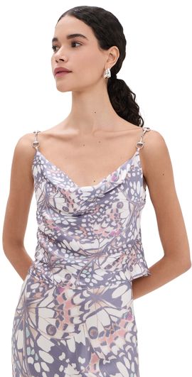 L'AGENCE L'AGENCE Calista Trim Cami Multi Small Butterfly Wing