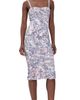 L'AGENCE L'AGENCE Caprice Strapless Midi Dress Multi Butterfly Wing - 1