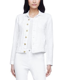 L'agence L'Agence Celine Slim Femme Linen Jacket