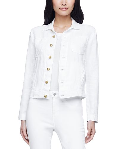 L'agence L'Agence Celine Slim Femme Linen Jacket
