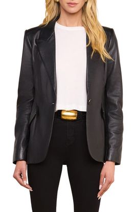 L'AGENCE L'AGENCE Chamberlain Leather Blazer