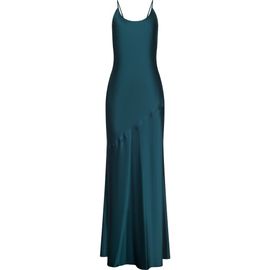L'AGENCE L'AGENCE Charmaine Spaghetti Strap Silk Gown