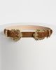L'AGENCE L'AGENCE Chayenne Ornate Double Belt Tobacco Suede - 2
