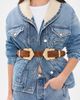 L'AGENCE L'AGENCE Chayenne Ornate Double Belt Tobacco Suede - 3