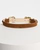 L'AGENCE L'AGENCE Chayenne Ornate Double Belt Tobacco Suede - 4