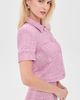 L'AGENCE L'AGENCE Chita Cropped Short Sleeve Jacket Peony/Silver Metallic Tweed - 5