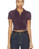 L'AGENCE L'AGENCE Cirrus Short Sleeve Crop Polo - 1